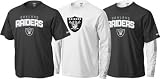 Oakland Raiders Black/White Gameday 3 in 1 Tee Combo - Medium