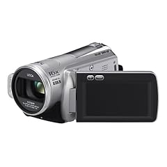Panasonic HDC-SD20 EG-S Full HD-Camcorder (SD/SDHC-Card, 16-fach opt. Zoom, 6,9 cm (2,7 Zoll) Display) silber
