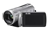 Panasonic HDC-SD20 EG-S Full HD-Camcorder (SD/SDHC-Card, 16-fach opt. Zoom, 6,9 cm (2,7 Zoll) Display) silber