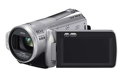 Panasonic HDC-SD20 EG-S Full HD-Camcorder (SD/SDHC-Card, 16-fach opt. Zoom, 6,9 cm (2,7 Zoll) Display) silber