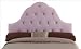 Skyline Furniture 86+3(Lilac) Tufted High Arch Headboard in Lilac Size: King