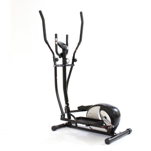 Gym Master Elliptical Trainer For Cardio, Fitness Workout - Cross Trainer in Black & Silver - 12 Months Warranty