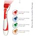 LED Derma Roller Micro Needle- RED Light Size .50 - Speeds Up Healing. Titanium Diamond Micro Needling System. 540 Needles MTS-Derma Roller , a common cosmetic procedure for treating many conditions by stimulating collagen and elastin production. Effective for * Stretch Mark Removal * Anti Aging * Repair Acne Scarring * Wrinkle Reduction * Celluite Reduction * Hair Loss Treatments * Boost Topicall