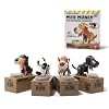 Choken-Bako, Spardose hungriger Hund, Farbl. sortiert, 1 St�ck