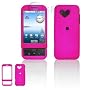 Hot Pink Rubber Feel Snap-On Cover Case Cell Phone Protector for HTC G1 Google Dream