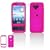 Hot Pink Rubber Feel Snap-On Cover Case Cell Phone Protector for HTC G1 Google Dream