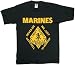Marines - 1st Recon BN - Swift Silent Deadly - Black One-Sided Military Logo T-Shirt / Tee