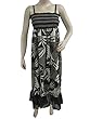 Bohemian Dress Black Spaghetti Strap Long Maxi