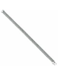 Genuine 14K White Gold 7.25In 7mm Polished Mesh Bracelet 7.25 Inches 10 Grams Of Gold 100% Satisfaction Guaranteed.