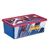 Rotho Babydesign 7719640157 - Aufbewahrungsbox Creativ Clear Box, Motiv Spiderman 5 L