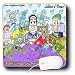 Londons Times Funny Music Cartoons - Comfort From Imaginary Friends - Mouse Pads