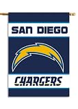 NFL San Diego Chargers 2-Sided 28-by-40-Inch House Banner