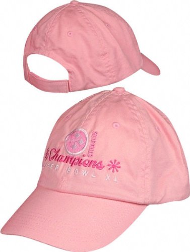 Buy Pittsburgh Steelers Super Bowl XL Champions Ladies Pink Hat