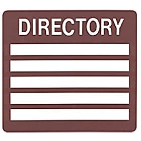 Directional Signs - 5-Slot Directory 11 1/4' x 12 1/2'