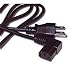6' Right Angle Power Cord, Power Cords, Cables & Interconnects, PC Components