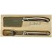 Stainless Handles Laguiole Verdier 2 Piece Cheese Set in Box