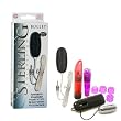 California Exotics / Swedish Erotica Sterling Standard Velvet Bullet Adult Sex Toy Kit