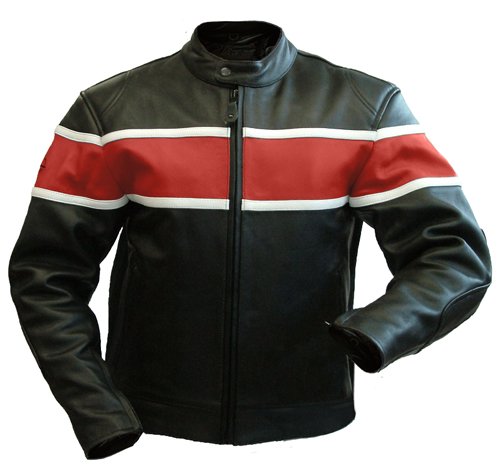 Fast Company Flat Track Leather Jacket Green size Medium