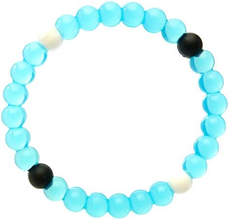 Turquoise Fortune Bracelet with Black and White Beads