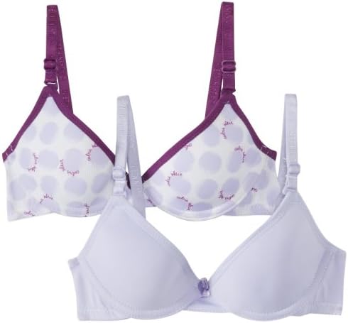 Calvin Klein Underwear Girls 7-16 Ck 2 Pack Fit Molded Underwire Bra