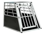 Alu Hunde Transportbox Hundebox Hundetransportbox in Schwarz