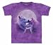 Loving Wolves T-Shirt by The Mountain 100% Cotton Short Sleeve Teen & Adult Size Shirt (Large Adult