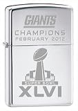 NFL New York Giants Super Bowl XLVI Champions Lighter, Chrome