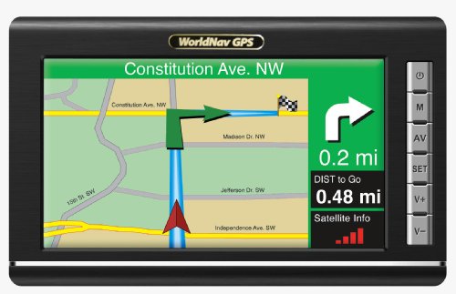 WorldNav 7000 7-Inch Portable GPS Navigator