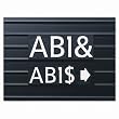Magnetic Letter Board Letters, Numbers and Symbols, 1" High, 128 Pieces/Set QRTM1
