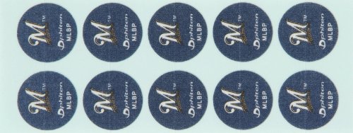 Phiten MLB Authentic Titanium Discs, Milwaukee Brewers, 30 Discs