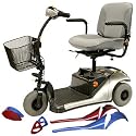 Shoprider New Dasher 9 Scooter, Grey with 3 Panel Change Colors