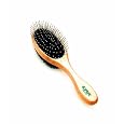 Safari Pin & Bristle Medium Brush for Dogs with Wood Handle