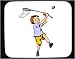 Mouse Pad with body, individuals, individual, running, humans, person, catching, butterfly, human, boy, persons, net, people