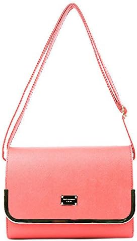 New Women Handbag Ladies Shoulder Totes Cross Body Bag Messenger Bag Satchel(color: Coral)