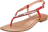 BCBGeneration Women’s Bg-Babbs Thong Sandal,Red,6 M US