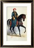 Lady Hester Lucy Stanhope in Arabic Dress, Illustration from Her Memoirs, London, 1845 Framed Art Poster Print by English School, 24x32