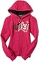 Hurley Girls 7-16 Sugar And Spice Hoody,Wild Berry,Large
