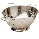 Kitchen Craft Stainless Steel Twin Wire Handled Colander 24cm