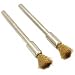 2 Brass Wire End Brushes Gunsmith Polish Rotary Tools