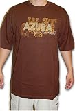 AZUSA - Street Brand Custom West Coast Design Brown t-shirt / tee. Size: XXL