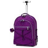 Sausalito 18 Wheeled Backpack Color: Brite Purple
