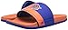 adidas Men's Adilette Team, Blue/Orange/White, 10
