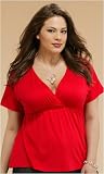 Plus Size Hamptons Surplice Tee