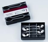 Alessi Nuovo Milano Set of 4 Mocha Spoons, 5180/9 S4
