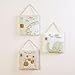Nature's Purest Sleepy Wall Hangings, 3 Pack, S Safari