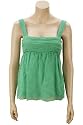 EMBROIDERED COTTON MESH TUNIC