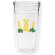 Lucky Horseshoes 12 oz Slimline Insulated Beverage Tumbler, Clear