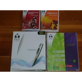 FLY Fusion Pentop Computer Math Pro Gift Set with Algebra, FastComp Software, Notebook and more by LeapFrog