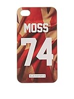 Eleven Paris Funda de móvil Iphone 4 (Marrón / Rojo)