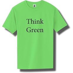Think Green Bright Green Neon Short Sleeve T-Shirt